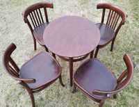 Stolik + 4 krzesła do brydża