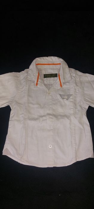 Biała koszula krótki rękaw