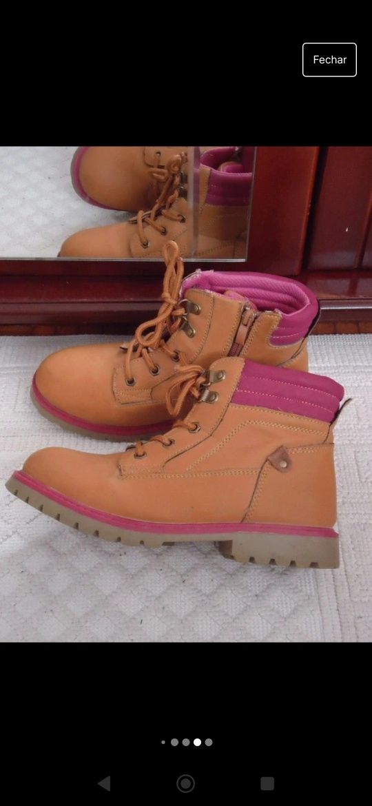 Botas tipo Timberland mulher 36