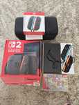 Nintendo 2 zestaw + gra , JOY CON 2 + gra SUPER MARIO ODYSSEY + etui