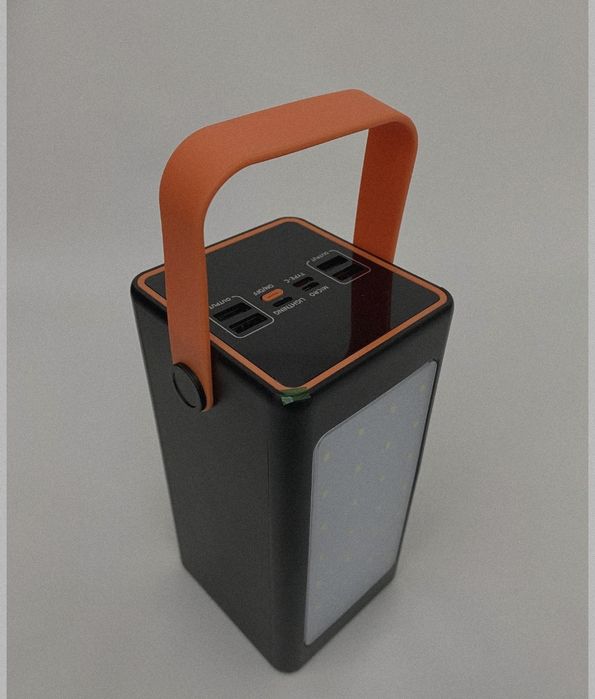 90000мАh Power Bank повербанк зарядная станиця Hoco J107  Black