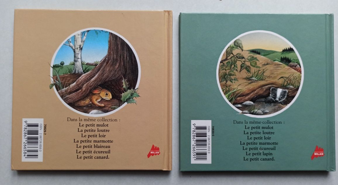 Le petit blaireau & Le petit lapin - S. Riha - książeczki po francusku