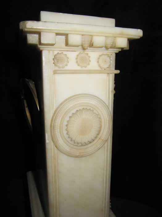 Dobra Cena-MARMUR-Empire zegar kominkowy ok 1830r