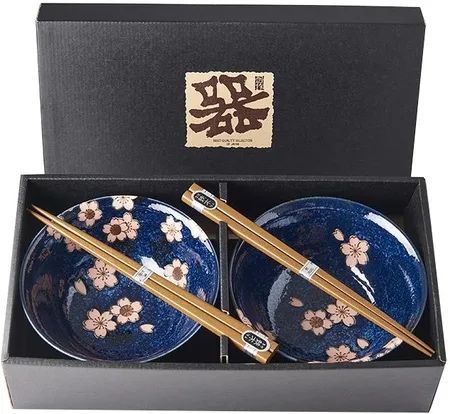 Zestaw misek ramen, set talerzy do azjatyckich