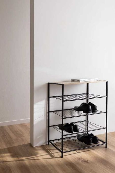 Szafka na buty SKLUM  – drewno i metal, jak nowa, Warszawa