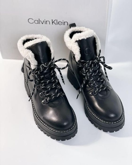 Ботинки Calvin Klein шкіра, черевики Calvin оригінал