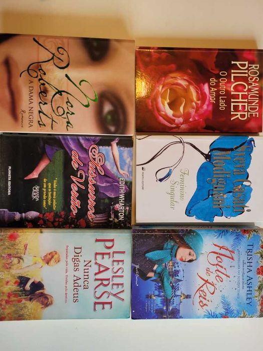 Nora Roberts, E Wharton, R Pilcher, S Modignani, L Pearce