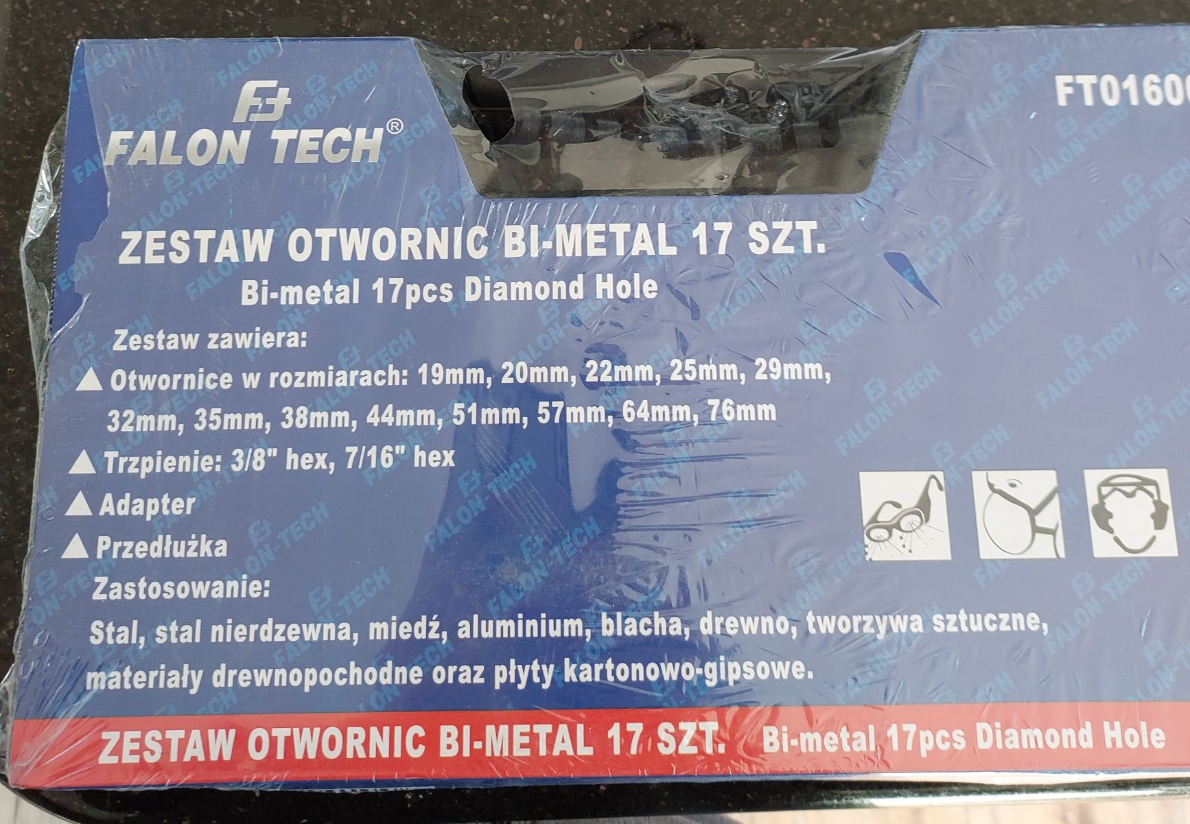 Otwornice Bi Metal 17szt od 19-76mm