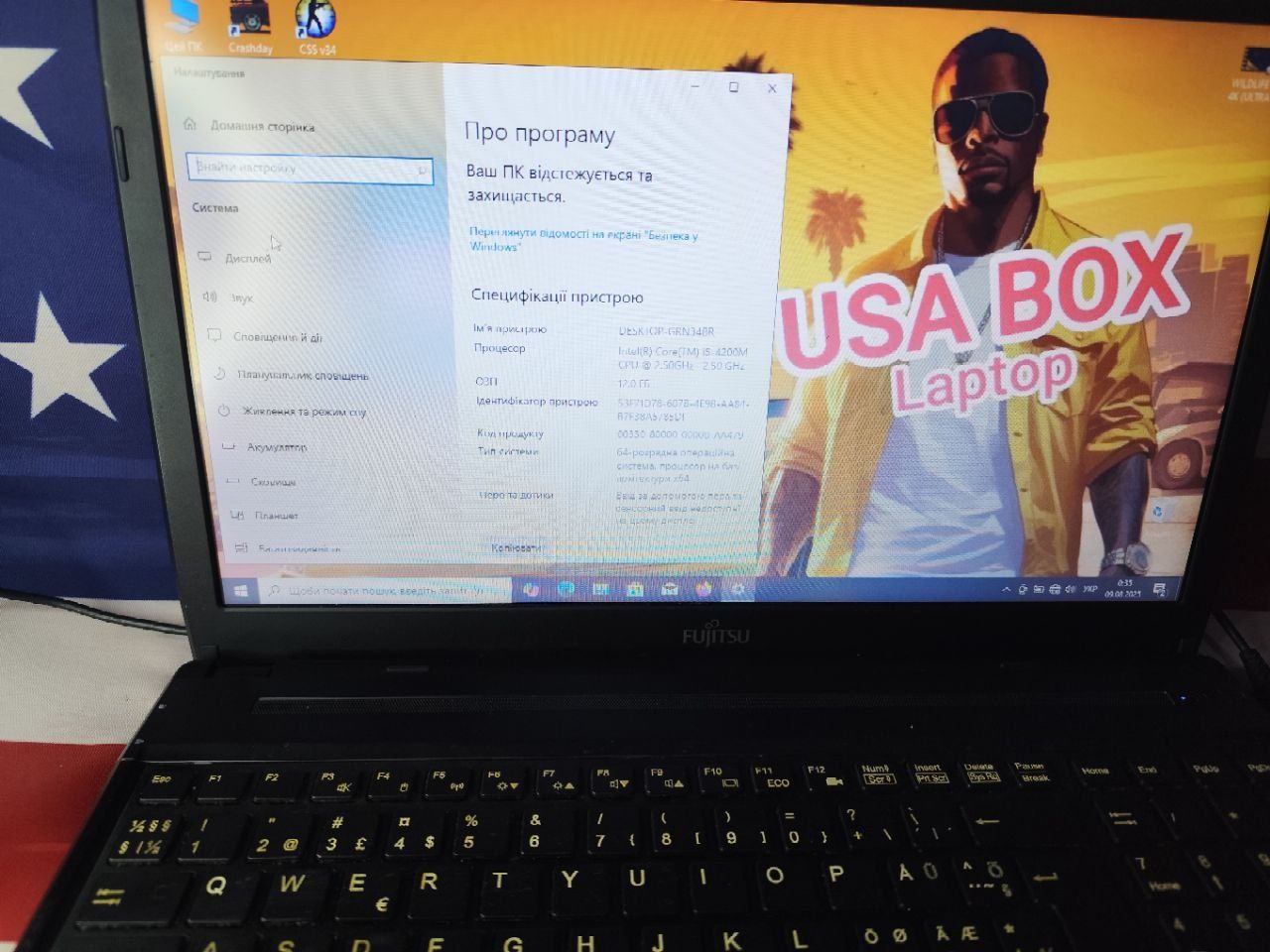 ‼️Новий Ноутбук Fujitsu A544 15.6/IPS/I5 4200M/12GB/SSD256GB/UHD 2GB/