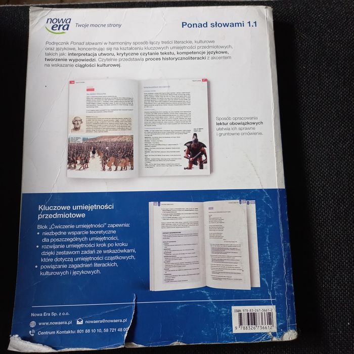 Ponad słowami 1, klasa 1, nowa era, zakres podstawowy i rozszerzony 1