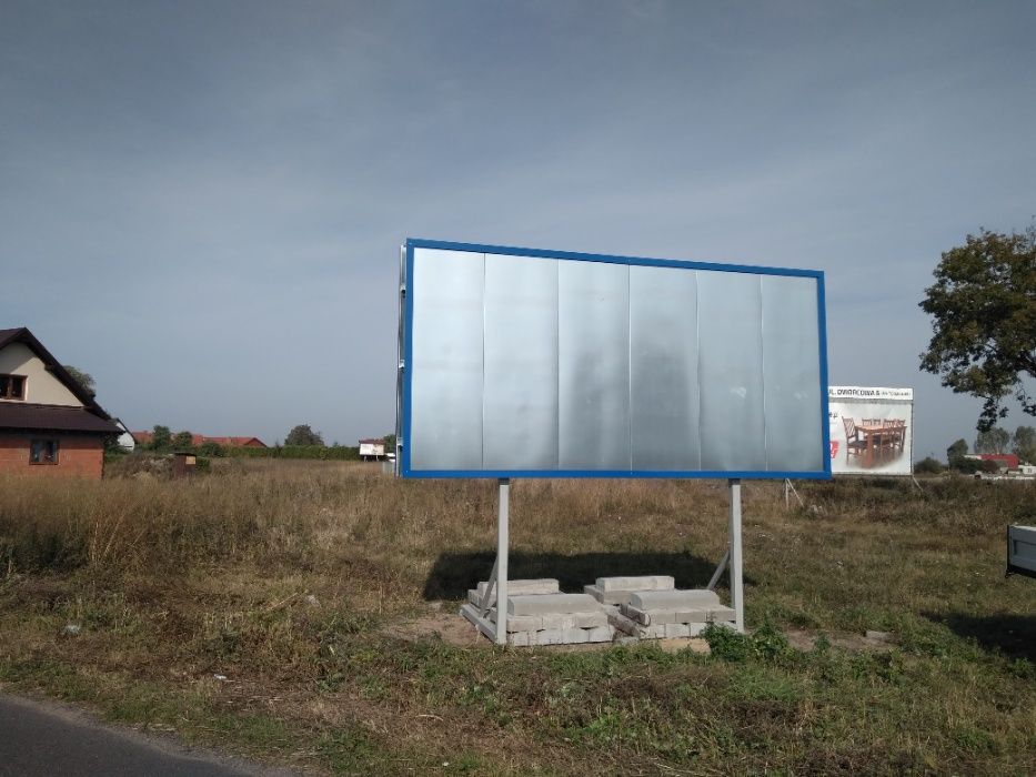 bilbord billboard tablica reklamowa konstrukcja szyld baner brutto