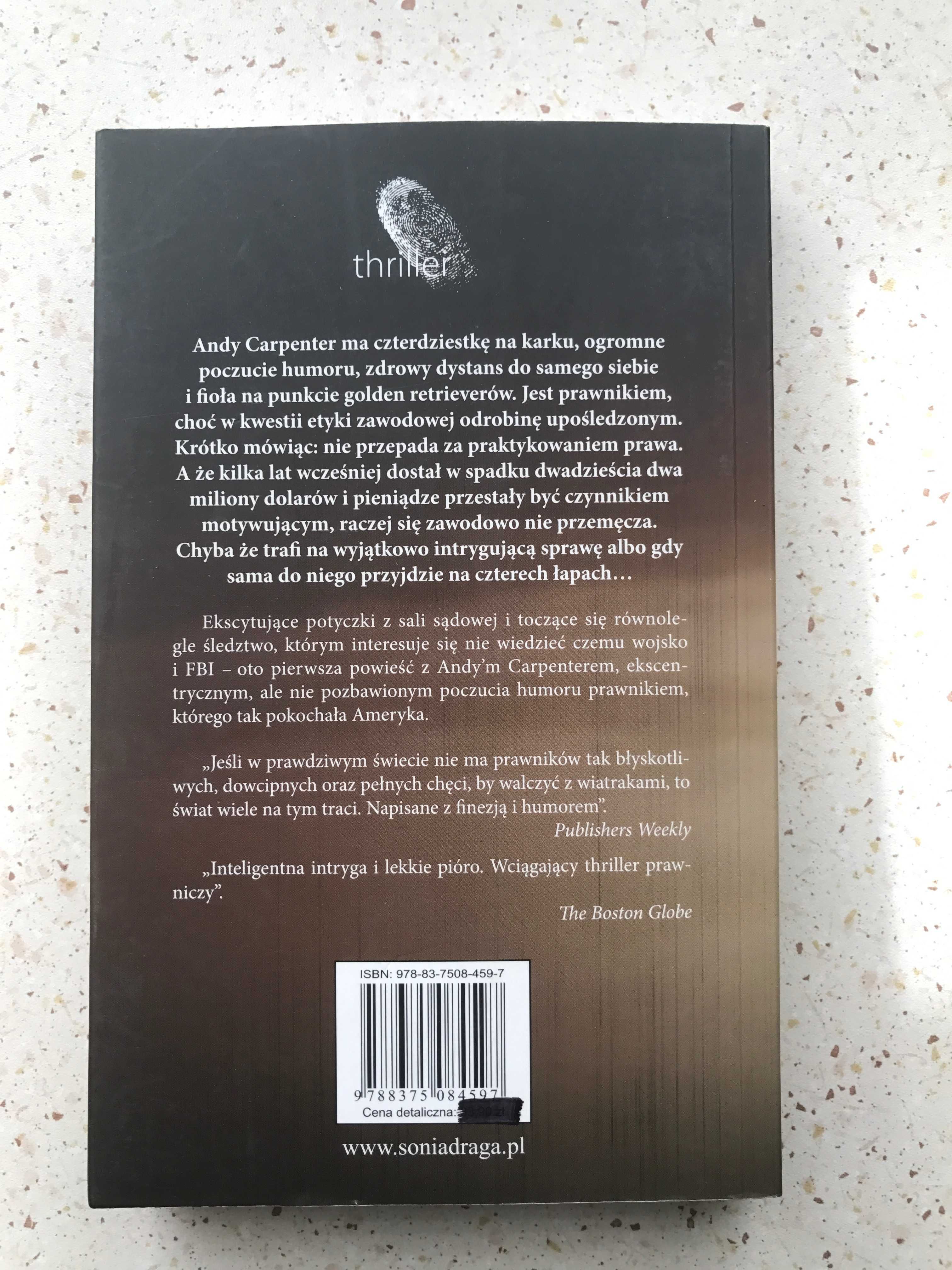 David Rosenfelt "Świadek na czterech łapach"