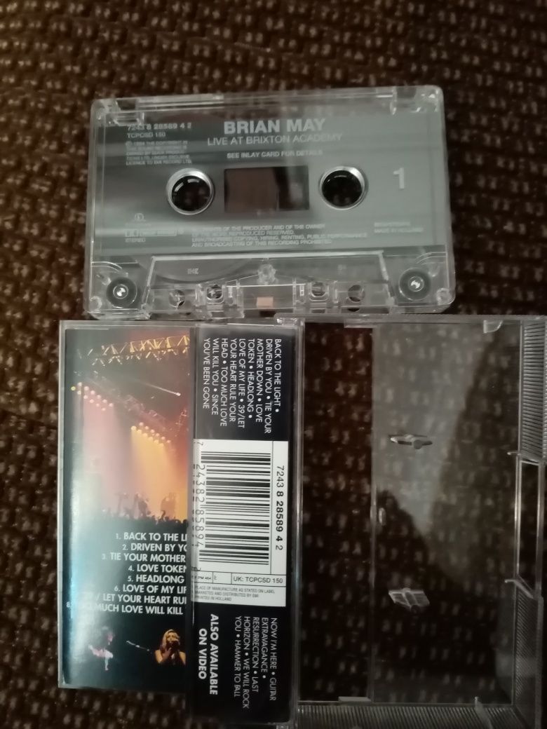 Brian May Live at Brixton Academy-cassete original