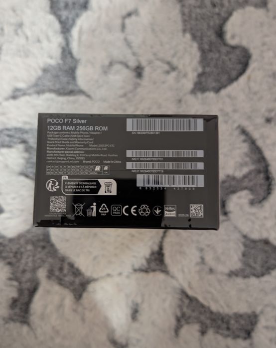 Poco F7 silver 12gb/256gb