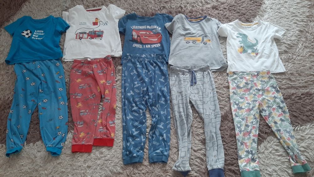 5 x piżama, chłopiec 110-116