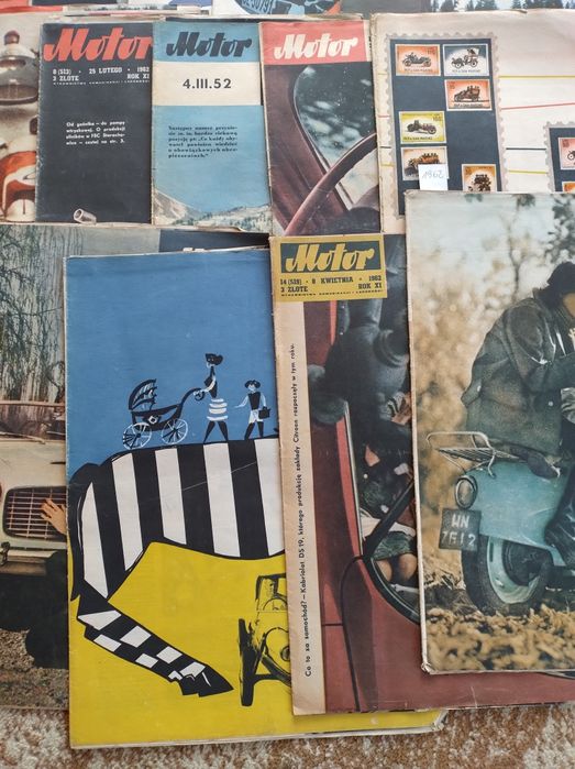 Czasopisma 1962 Motor 15szt