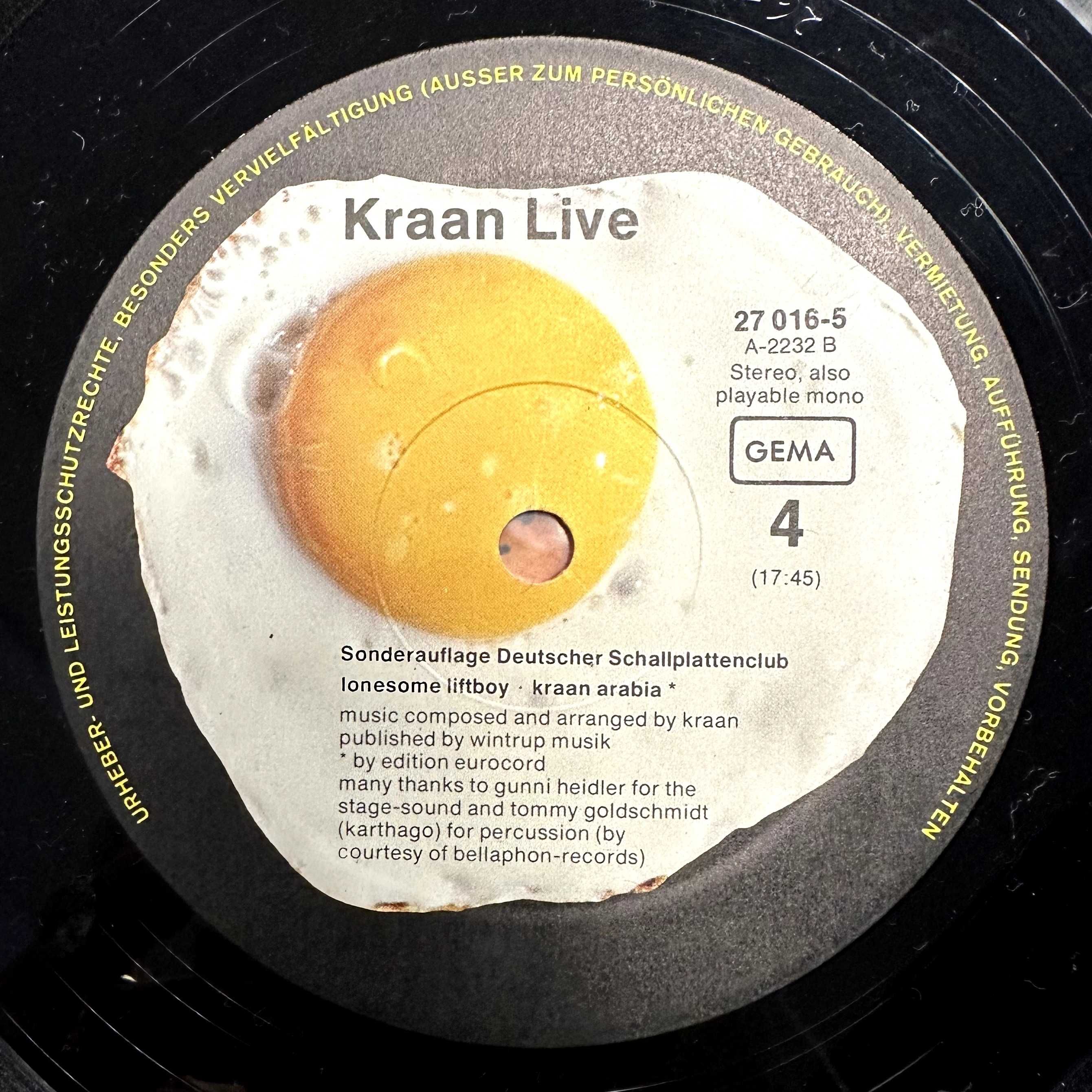 Kraan Live (Vinyl, 1975, Germany)