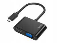 Hama Adapter Przejściówka Usb-C Do Hdmi + Vga, 4K