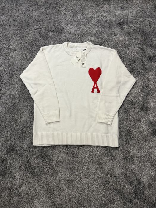 Sweater Ami Paris White