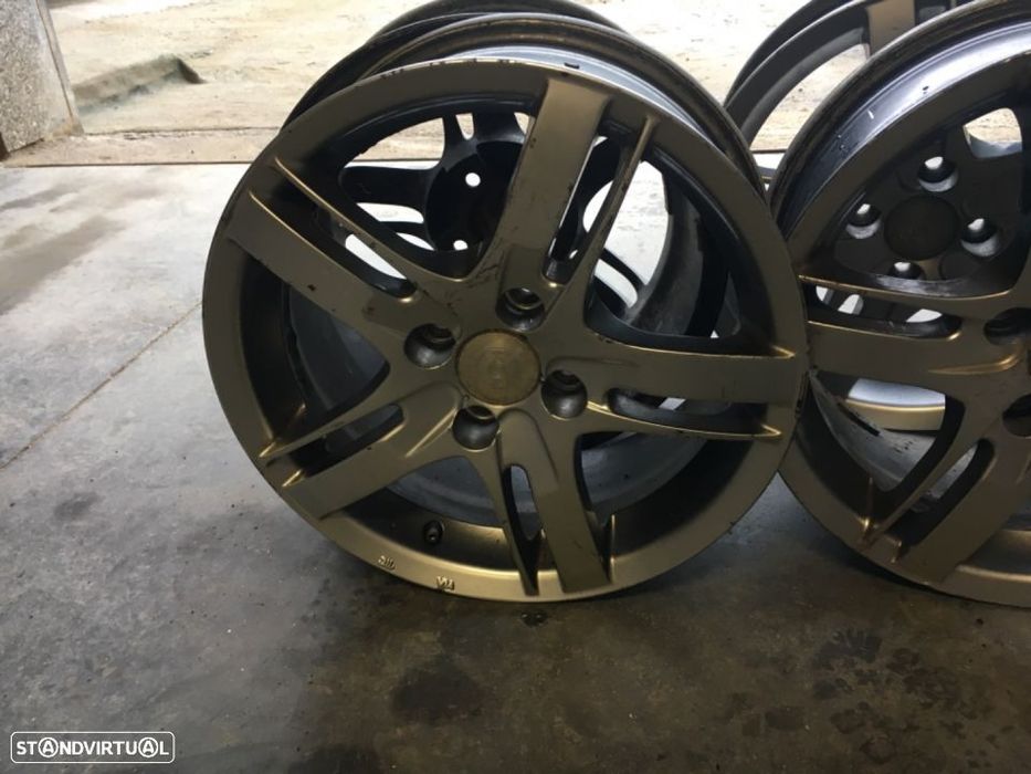 4 jantes vw polo impecáveis - entrega grátis