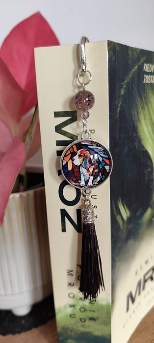 Zakładka do książki rękodzieło/pies beagle