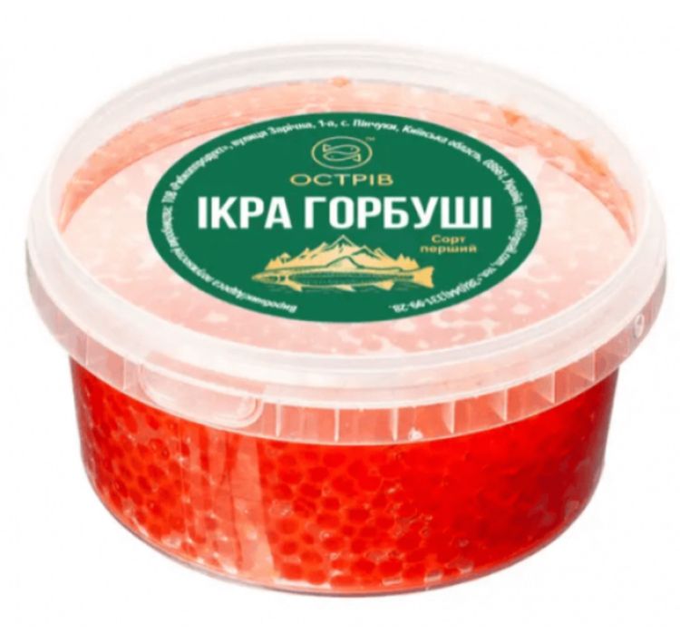 Червона ікра кета та горбуша