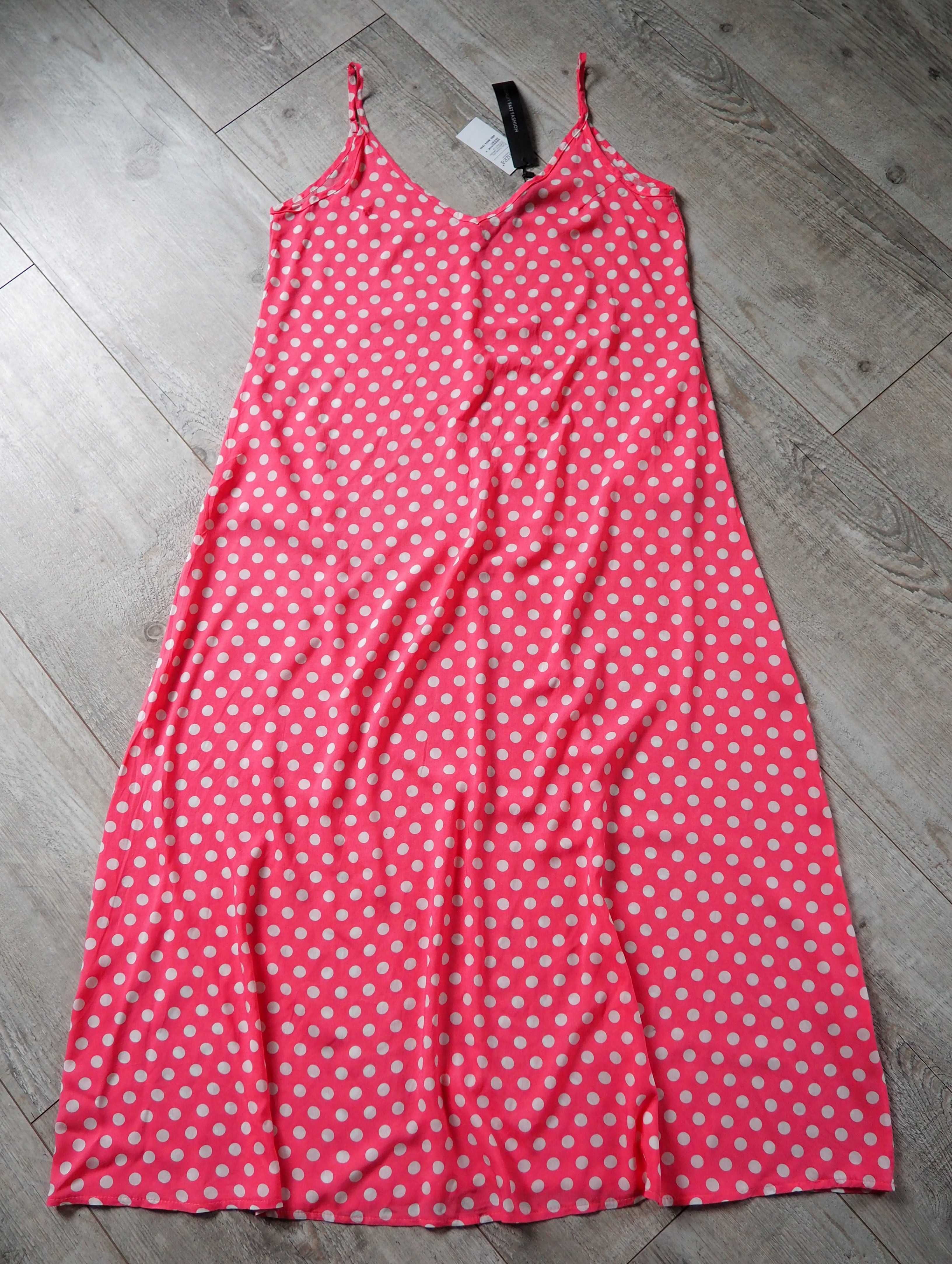 Zanzea_Womens Polka Dot Maxi Dress_rozmiar 40/42