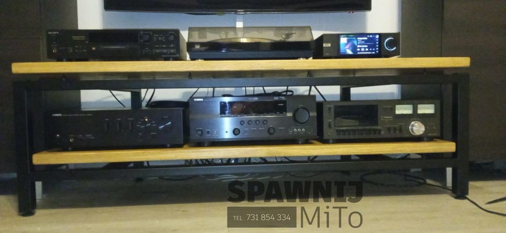 Szafka Rtv, stolik audio, regał komoda Loft na sprzęt pod wymiar