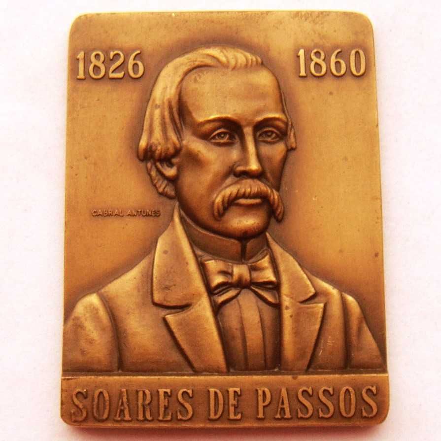 Medalha de Bronze Literatura Poeta Soares de Passos por CABRAL ANTUNES