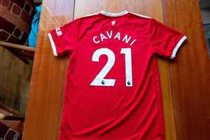 adidas Edinson Cavani Manchester United Home Jersey 2021/22 2XL XXL