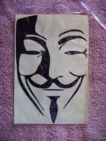 Autocolante Anonymous Mask