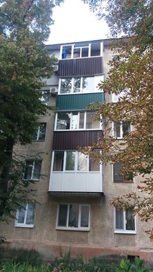 Балкони с обшивкою. проф.лист