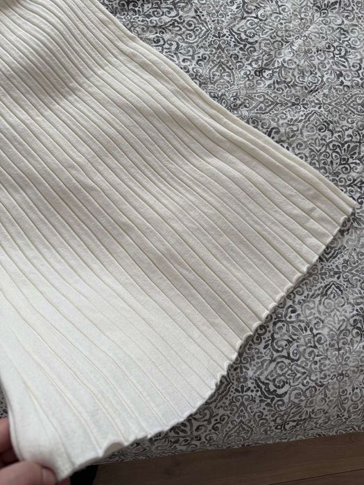 Плаття Трикотажне молочне сукня платье