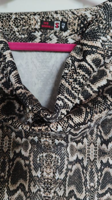 Panterka sukienka wężowa L XL