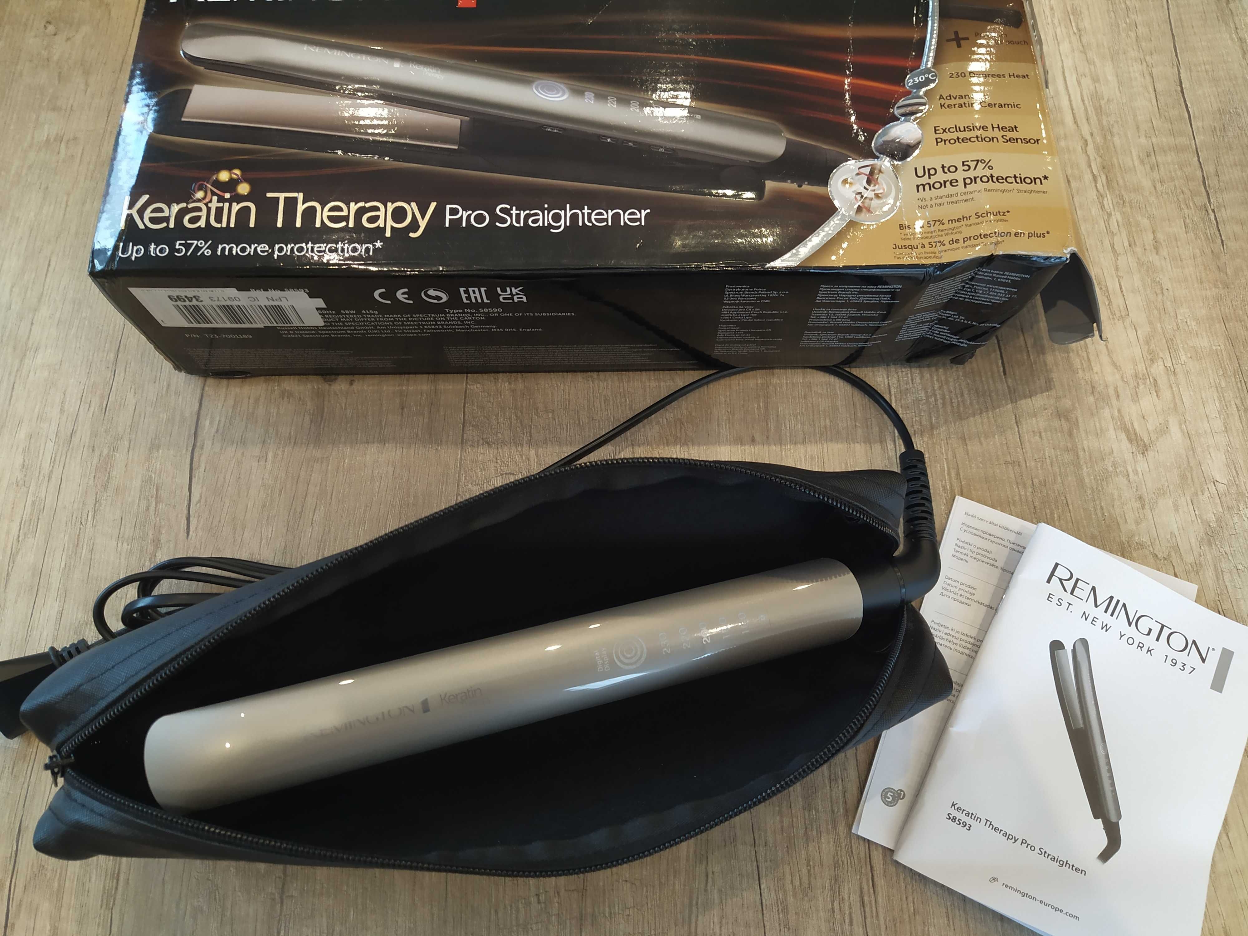 Prostownica Remington Keratin Therapy Pro S8593 + Etui