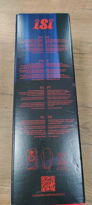 WYPRZEDAŻ EKSPOZYCJI - Syfon do wody gazowanej - ISI Stalgast 500500