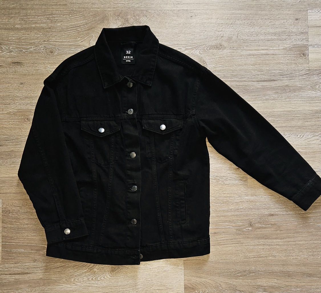 Jeansowa kurtka oversize