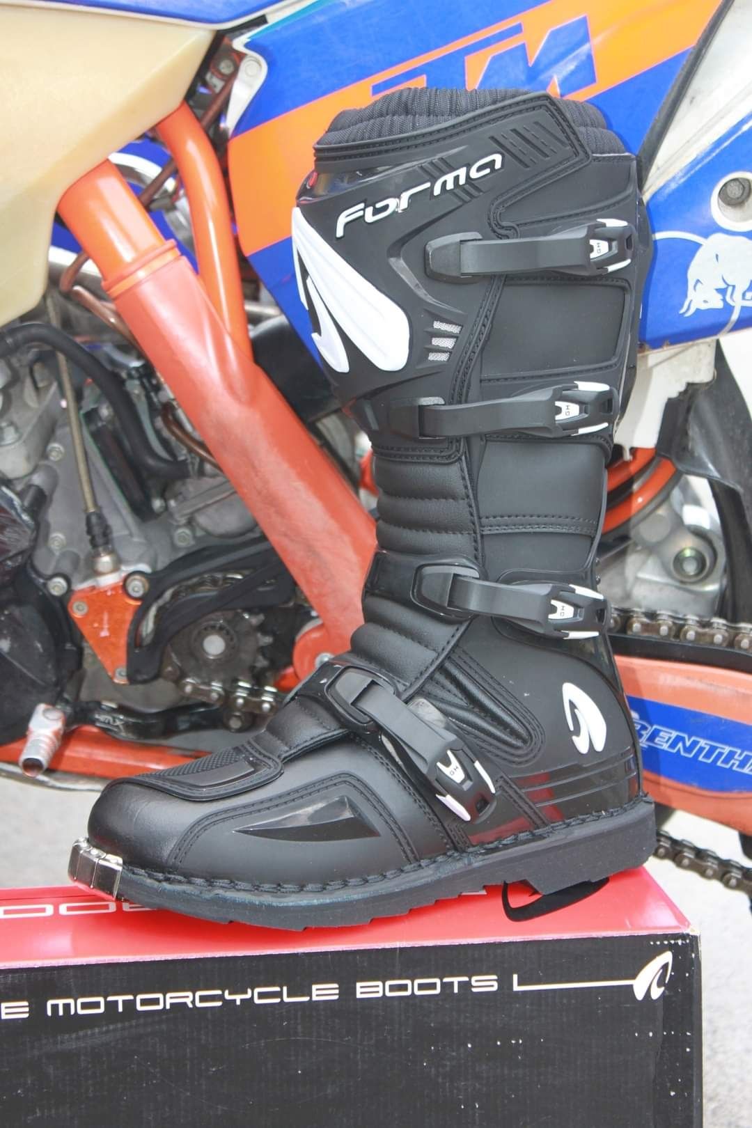 Botas motocross forma