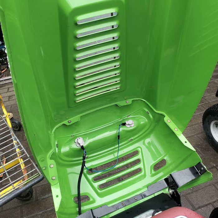 Traktorek kosiarka master cut maska