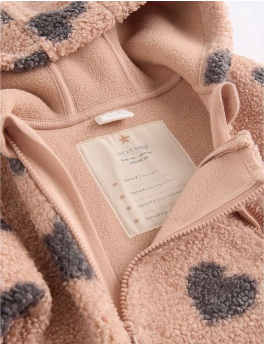 Дитячий комбінезон next тедді на дівчинку 62