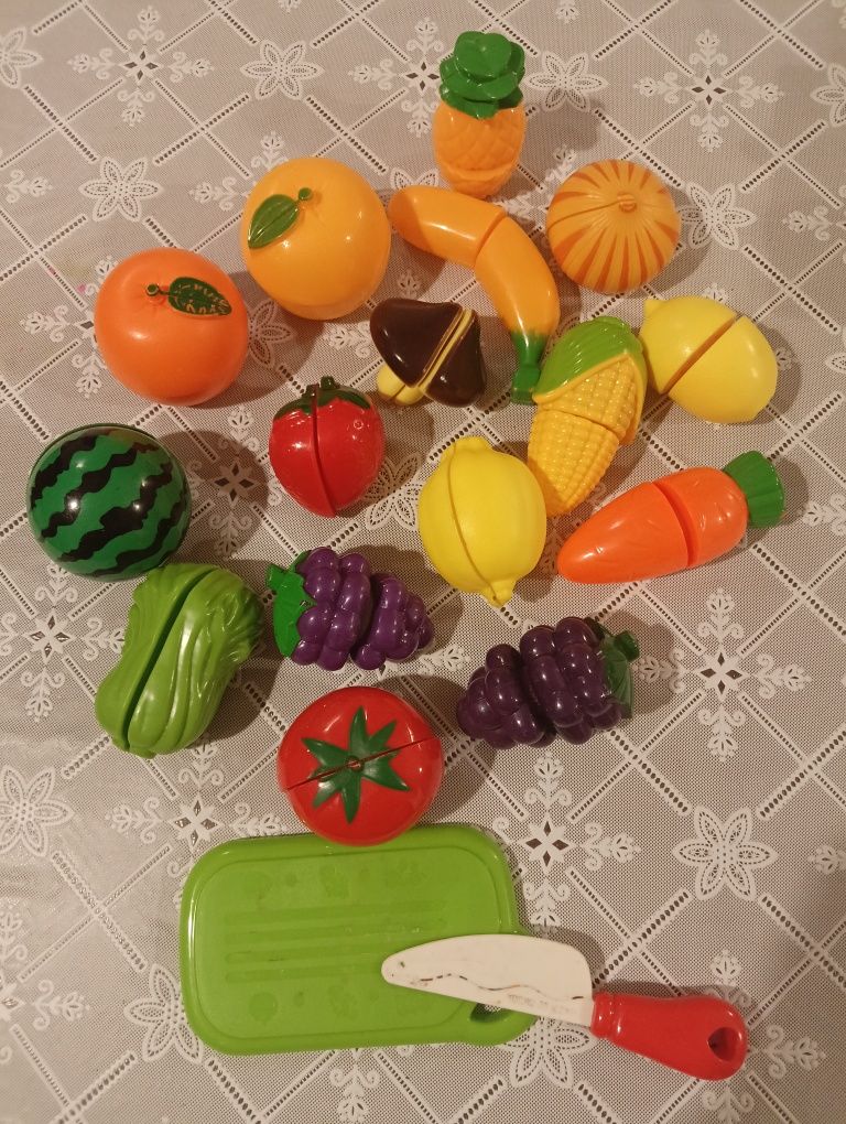 Zestaw warzywa i owoce do krojenia dla dzieci