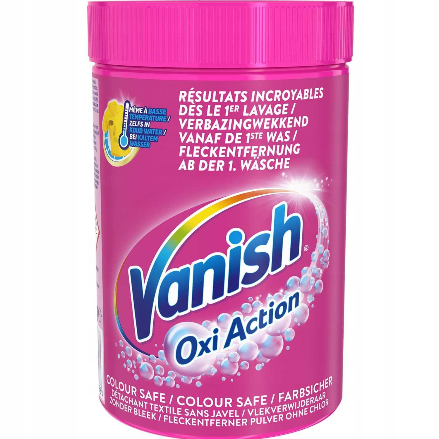 Vanish Oxi Action - Odplamiacz do KOLOROWYCH 600g