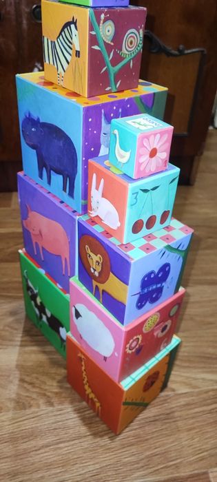 Кубики з тваринками djeco