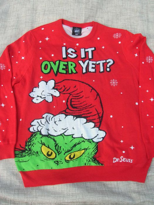 Новорічний різдвяний светр з Грінчем (унісекс) Розмір  XXL 2XL  F&F