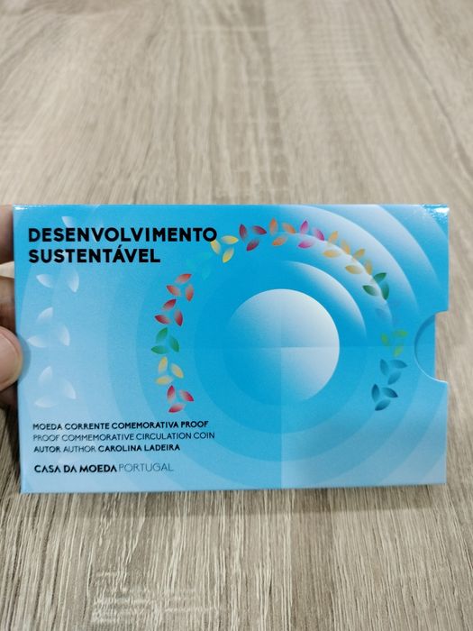 Moeda Comemorativa 2€ Proof Desenvolvimento Sustentável Portugal 2025