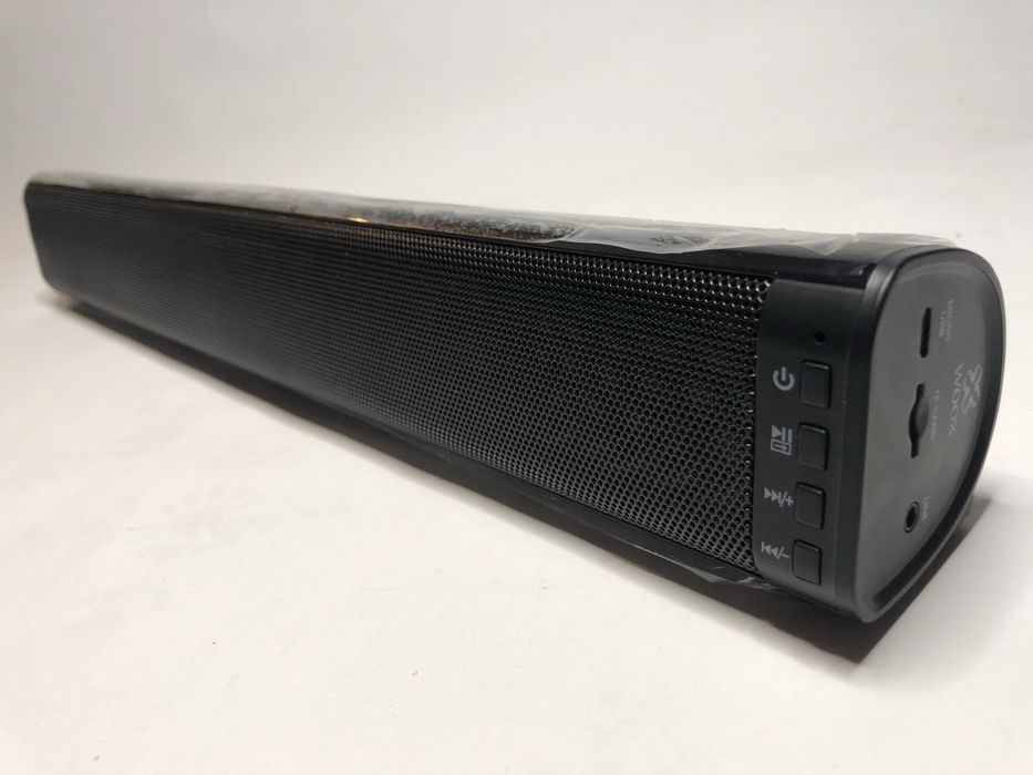 Coluna Mini soundbar preta 5,5w*2 Nova em caixa !