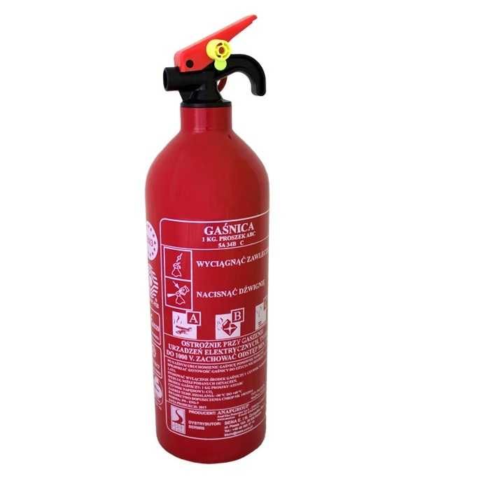 Gaśnica proszkowa 1kg ABC -SENA PG1-B - atest