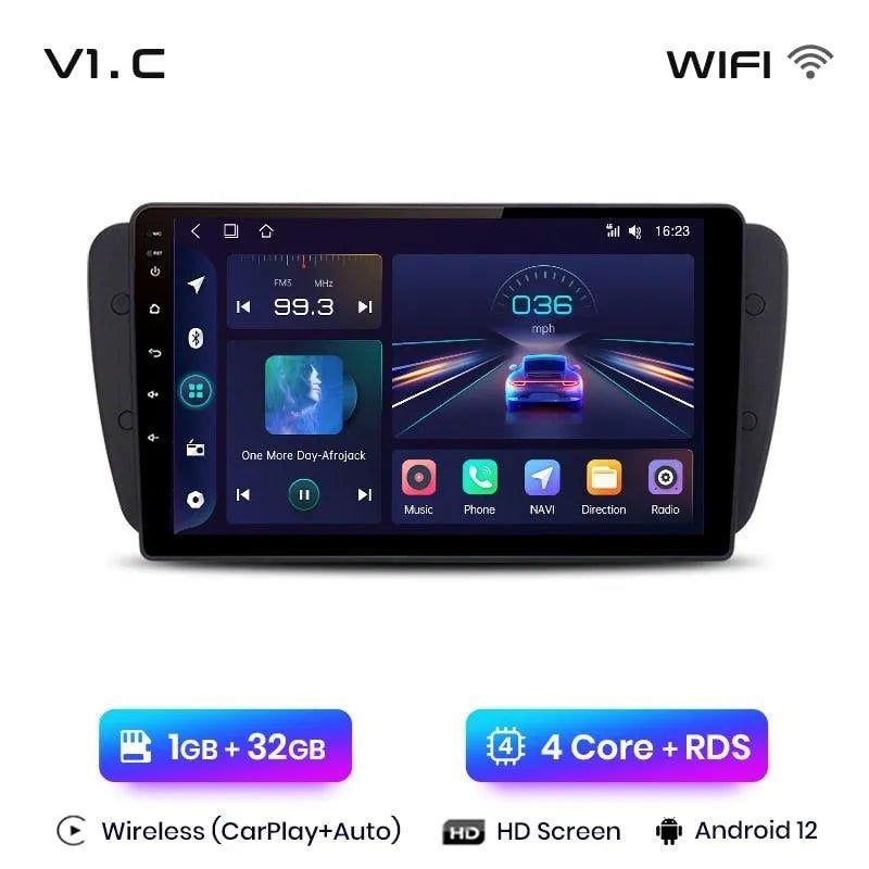 Radio Nawigacyjne do Seat Ibiza 6J 2009 - 2013 z Android Auto 1GB 32GB