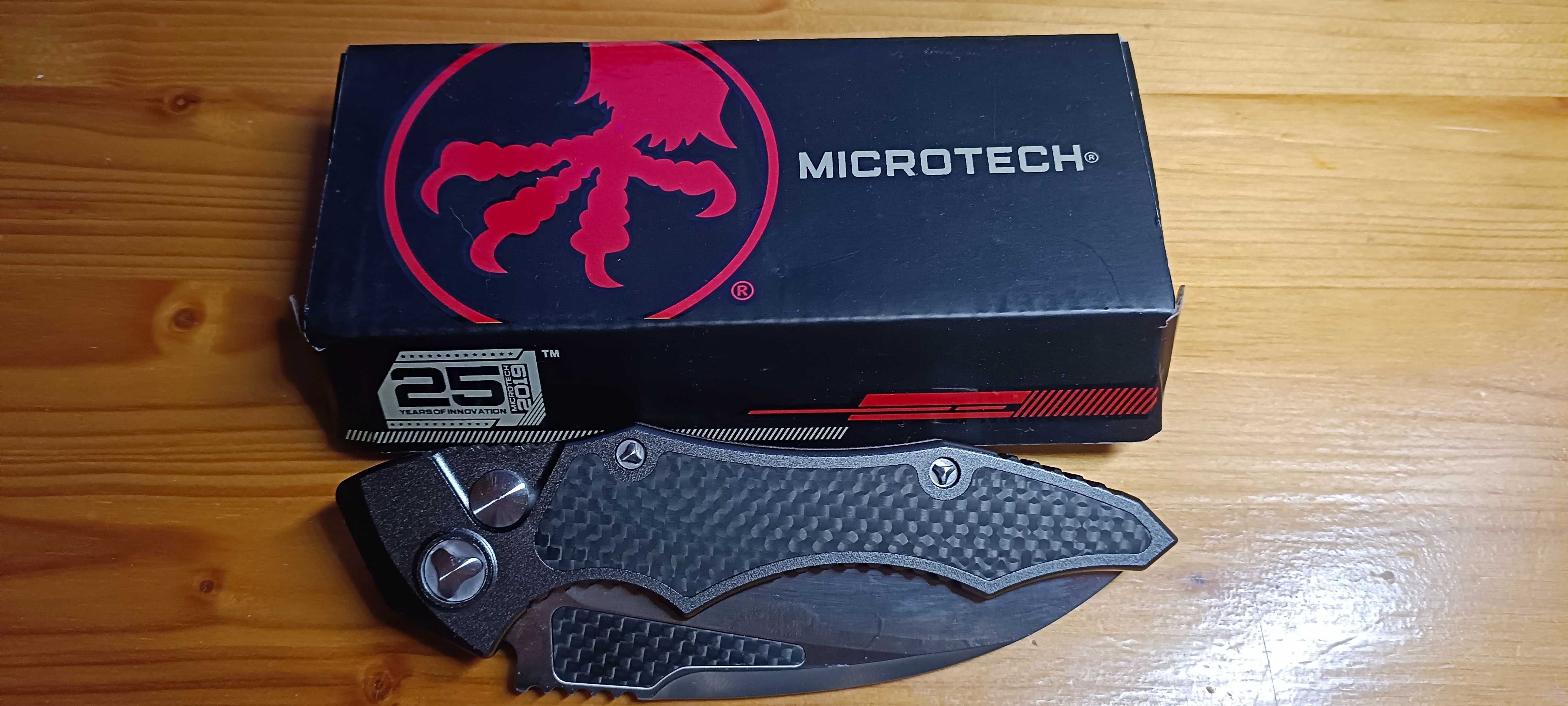 Nóż sprężynowy nowy, ostrze Karambit, EDC