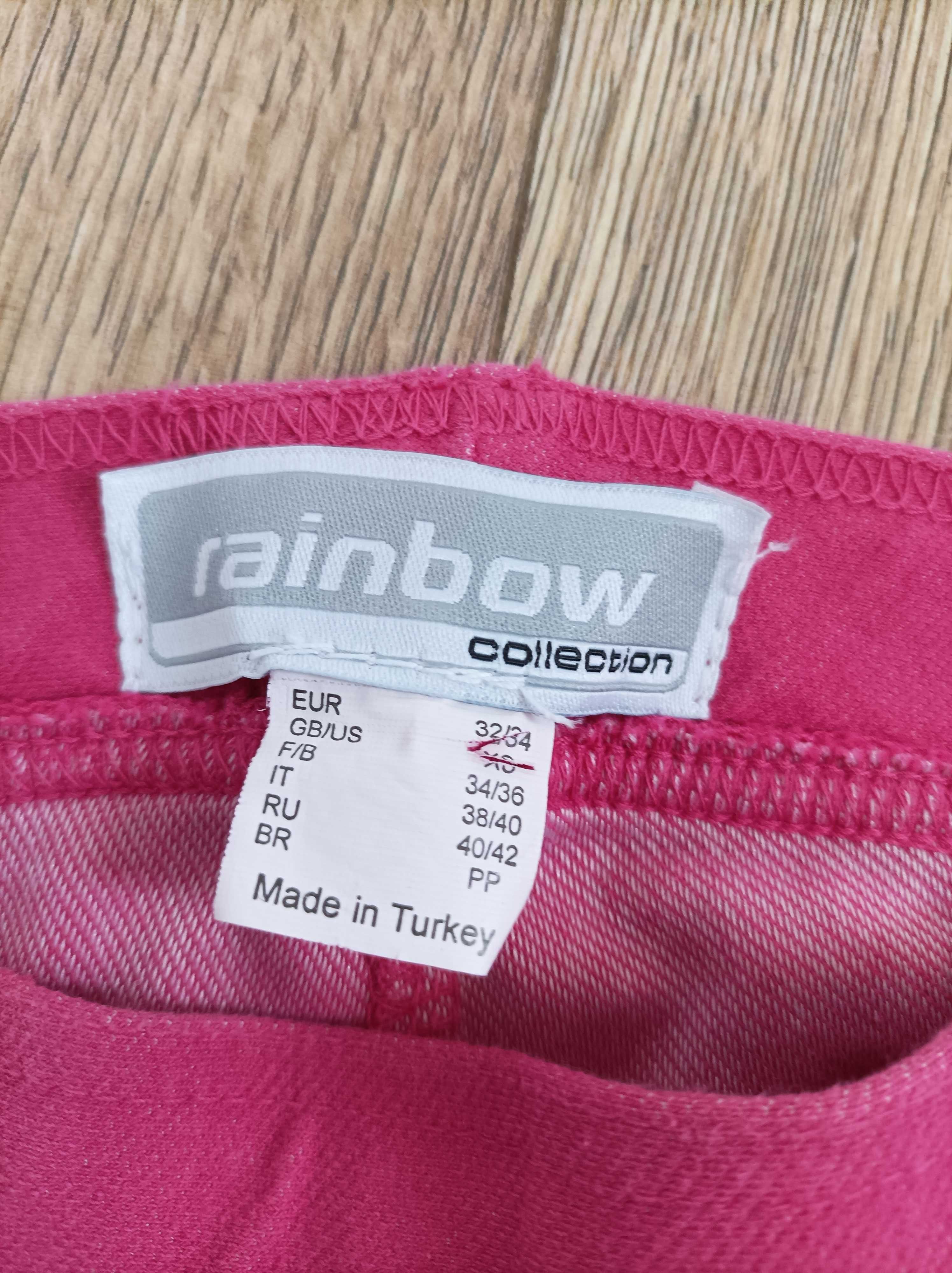 Spodnie różowe RainBow by BonPrix rozm 34